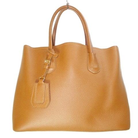 イウハ IUHA イタリア産最高級天然牛革 大容量 トートバッグ レザー 鞄 A4収納 チャーム ブ...