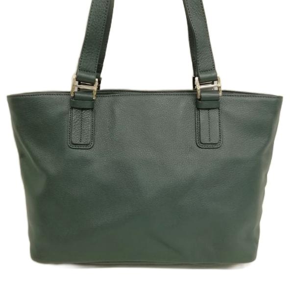 オープンドゥージー OPENDOOZIE レザー トートバッグ ハンドバッグ ブルーグリーン系 レデ...