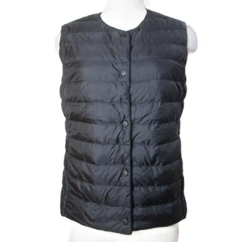 ユニクロ UNIQLO 21AW ウルトラライトダウンコンパクトベスト ナイロン S 黒 ブラック ...