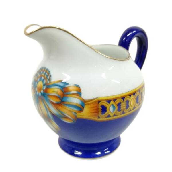 エルメス HERMES Cocardes de Soie コカルド・ド・ソワ クリーマー ミルクポッ...