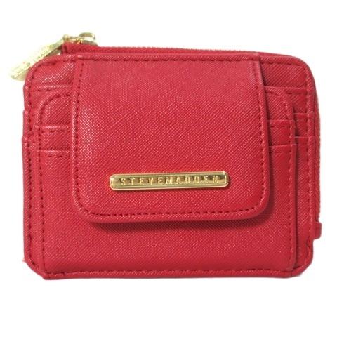 スティーブマデン STEVE MADDEN 美品 折り畳み財布 コインケース カードケース L字ファ...