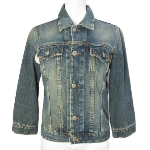 ディーゼル DIESEL デニムジャケット Gジャン ジージャン 7分袖 パンドラ期 M ブルー系 ...