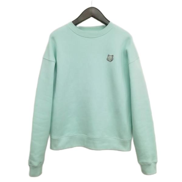 メゾンキツネ MAISON KITSUNE フォックスヘッド パッチ スウェット シャツ トレーナー...