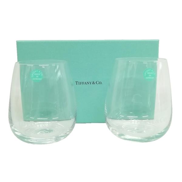 ティファニー TIFFANY &amp; CO. ペア タンブラー グラス コップ クリスタル 2客セット