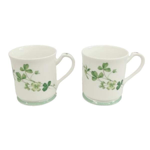 銀座和光 WAKO クローバー ペアカップ マグカップ カップ 2客セット 美品