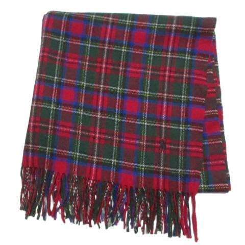 ラルフローレン RALPH LAUREN ブランケット ひざ掛け マフラー ストール チェック フリ...