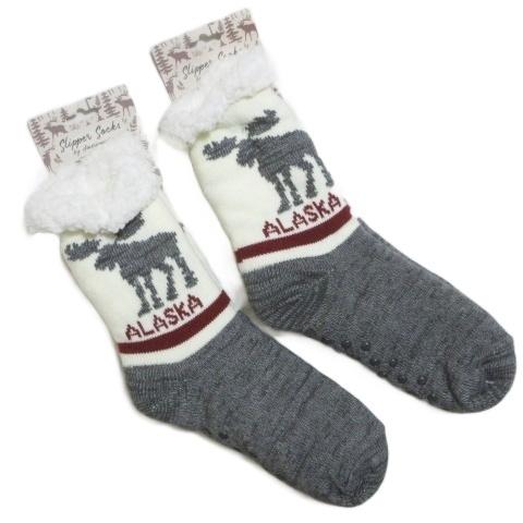 未使用品 AMERICAWEAR タグ付き 2点セット 靴下 ニットソックス もこもこ アラスカ ヘ...