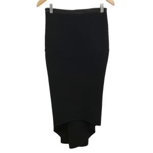 リックオウエンス Rick Owens Lilies リリス LI15F8303-NEOJ ネオプレーン ペンシル スカート 38 ブラック レディース