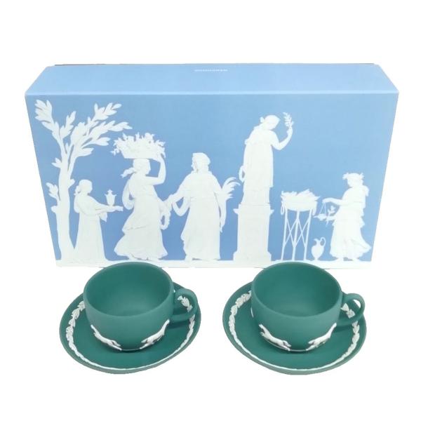 ウェッジウッド WEDGWOOD 中山競馬場 60周年記念 ホース ジャスパー カップ&amp;ソーサー 2...