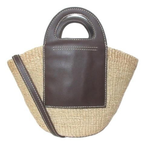 アルアバイル allureville 21SS ラウンドハンドル切替カゴバッグ 2way ハンドバッ...
