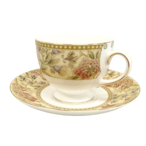 ウェッジウッド WEDGWOOD フローラルタペストリー カップ＆ソーサー ティーカップ 1客