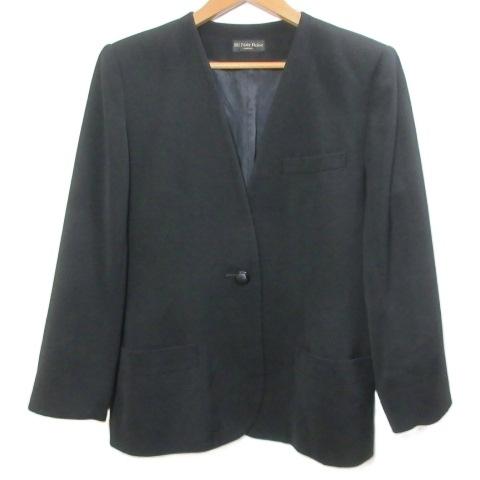 ノワール ローブ Noir Robe オンワード樫山 ブラックフォーマル ノーカラージャケット 総裏...