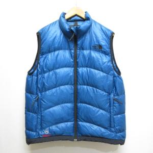 ザノースフェイス THE NORTH FACE ND13300 サミットシリーズ アコンカグア ダウン ベスト M ブルー 軽量 ナイロン 正規品 メンズ｜vectorpremium