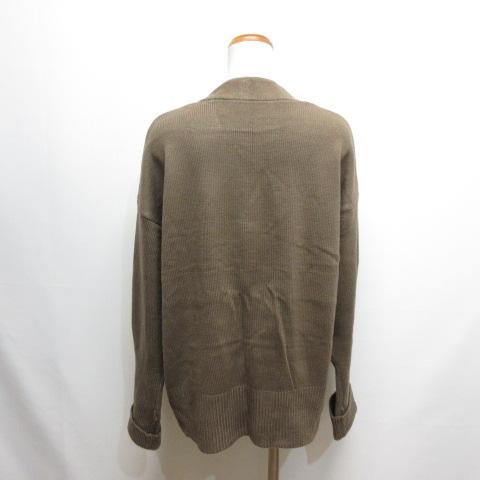 フィフス fifth 2way ニット カーディガン セーター 茶 ブラウン カシュクール レディー...