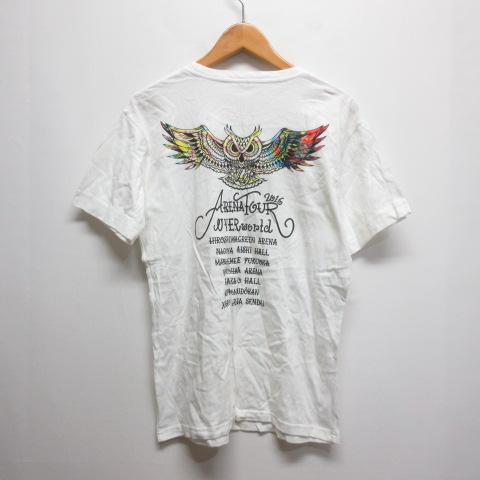 ウーバーワールド UVERworld 半袖 Tシャツ 2016 アリーナツアー M 白 ホワイト ラ...