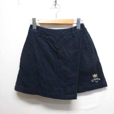キャロウェイ CALLAWAY ゴルフウェア スカート風 ショート パンツ 裏毛 SS ネイビー キ...