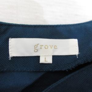 グローブ grove 長袖 ペプラム カットソ...の詳細画像2