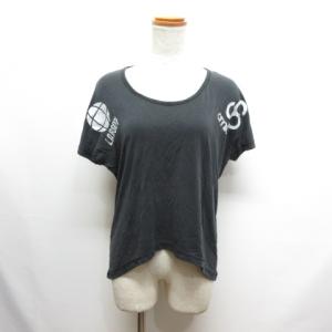 エルエーボディ LA BODY スポーツウェア 半袖 Tシャツ M チャコールグレー フィットネス トレーニング ダンス エクササイズ イタリー製