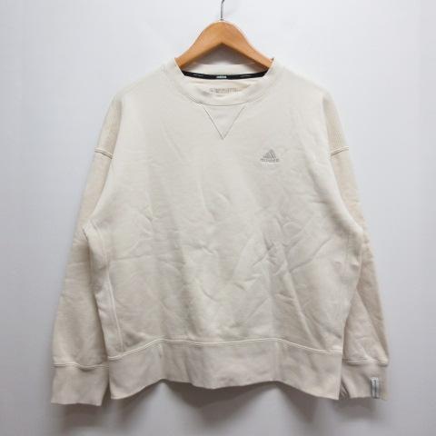 アディダス adidas エッセンシャルズ プラス スモールロゴ クルーネック スウェット シャツ ...