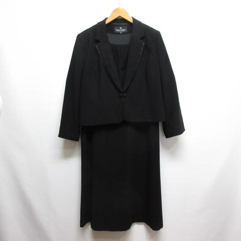 ユミカツラ YUMI KATSURA ブラックフォーマル 喪服 ジャケット ワンピース セット 19...