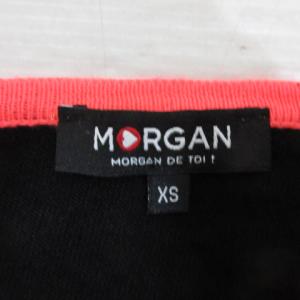 モルガン MORGAN ドット柄 切替え ドル...の詳細画像2