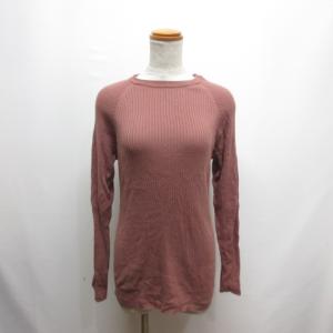 ルヴァンスフル le vent souffle 長袖 リブ ニット カットソー F あずき色 レディース