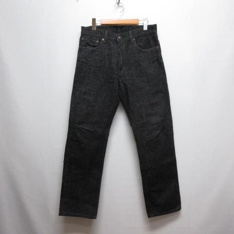 リーバイス Levi's 505-09 美品 ストレート デニム パンツ ジーンズ W32 黒 ブラ...