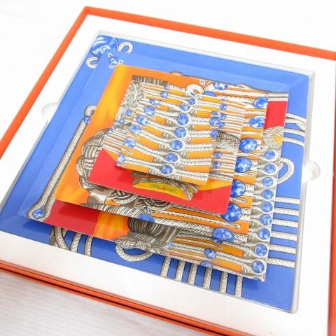 未使用品 エルメス HERMES BRANDEBOURGS ブランデンブルク プレート 皿 5枚セッ...