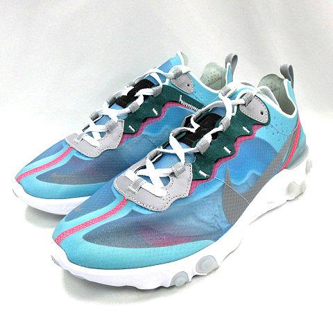 未使用品 ナイキ NIKE React Element 87 Royal Tint  AQ1090-...