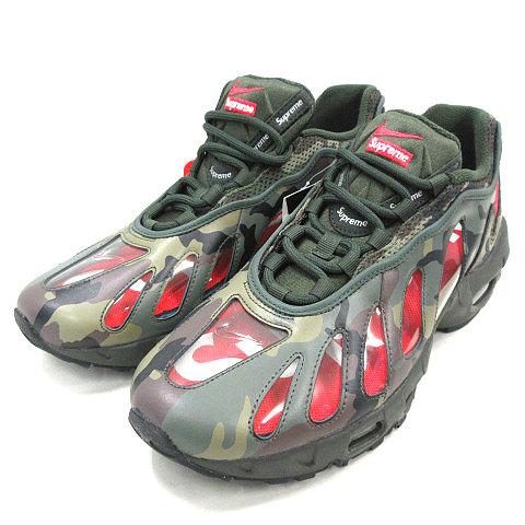 未使用品 シュプリーム ★AA☆ NIKE AIR MAX 96 DARK ARMY CAMO CV...