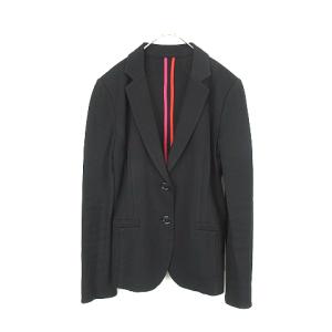 ソニアリキエル SONIA RYKIEL COLLECTION 2B ストレッチ テーラードジャケット 黒 ブラック 40 レディース｜vectorpremium