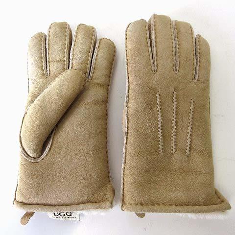 アグ オーストラリア UGG australia ムートン グローブ 手袋 本革 ムートン レザー ...