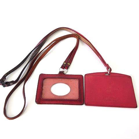 nostroatout esperanto パスケース IDホルダー 社員証ケース ストラップ付 本...