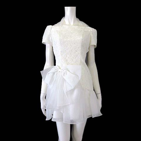 ドレスブラック Dress Black ドレス カラードレス 花柄 総レース チュール リボン M ...