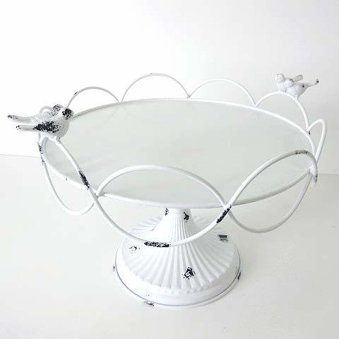 未使用品 花台 フラワーポット ヨーロピアン 小鳥 装飾 軽量 ガーデニング ヴィンテージ調 直径3...