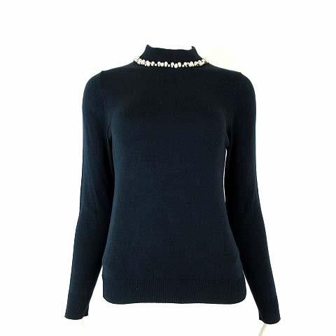 アースミュージック&amp;エコロジー EARTH MUSIC &amp; ECOLOGY ニット セーター パール...