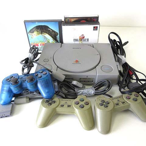 SONY プレステ PS プレイステーション 本体 ゲーム機 ジャンク コントローラー 3個 ソフト...