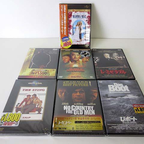 未開封 洋画 名作 DVD 7枚セット スティング マンマミーア レミゼラブル ノーカントリー Uボ...