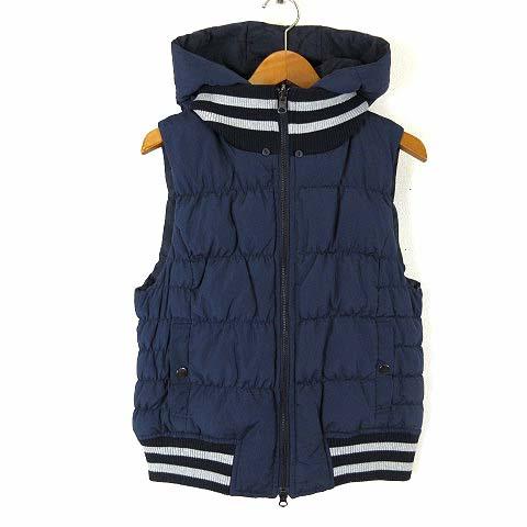 システマティック SISTEMATIC ダウンベスト リバーシブル ジップアップ フード 配色 カモ...