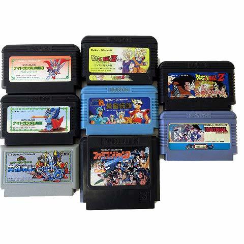 ジャンク 希少 初代 ファミコン ソフト 8個 セット 任天堂 ジャンプ系 アニメ系 ドラゴンボール...