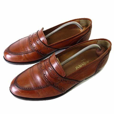 イヴサンローラン YVES SAINT LAURENT ローファー ビジネスシューズ 革靴 本革 レ...