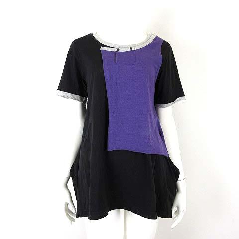 センソユニコ Senso unico カットソー チュニック Tシャツ アシンメトリー 変形 レイヤ...