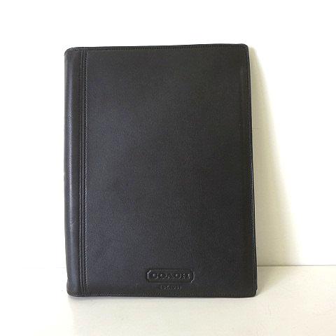 コーチ COACH オールドコーチ ドキュメントケース 書類ケース オールレザー 黒 ブラック ヴィ...