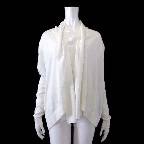 レコパン LES COPAINS イタリヤ製 アンサンブル ツインニット とろみ 半袖 トップス 長...