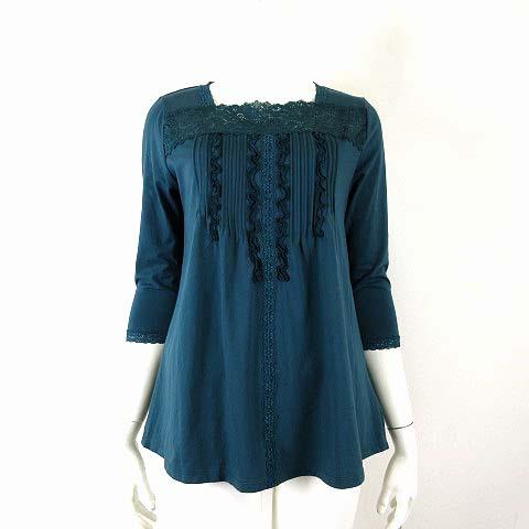 未使用品 イオコムイオ io comme io センソユニコ チュニック カットソー 7分袖 ピンタ...