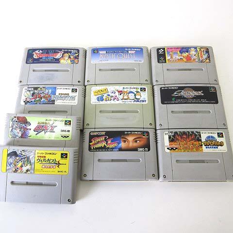 ジャンク スーパーファミコン ソフト 10個 セット ドラクエ 1 2 ファイナルファンタジー US...