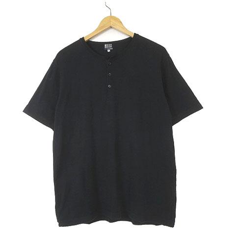 タケオキクチ TAKEO KIKUCHI TK Tシャツ ヘンリーネック ダメージ加工 コットン 半...