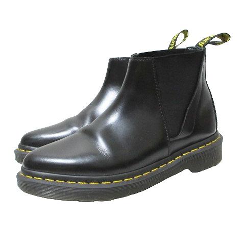 ドクターマーチン DR.MARTENS チェルシーブーツ サイドゴア ショート イエローステッチ U...