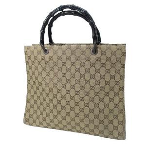 グッチ GUCCI トートバッグ GGキャンバス 002 1010 002058 バンブー ベージュ...