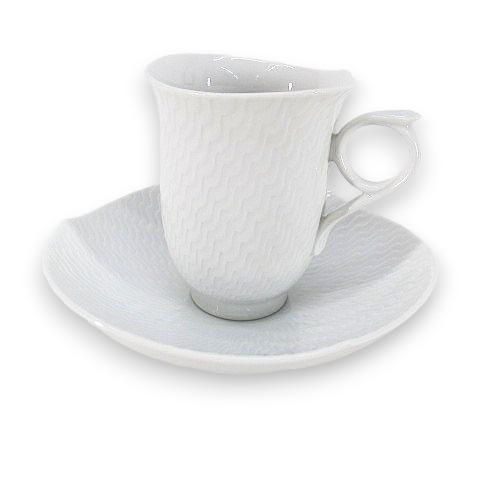 Meissen マイセン 波の戯れ カップ&amp;ソーサー ホワイト 白 ブランド食器 その他